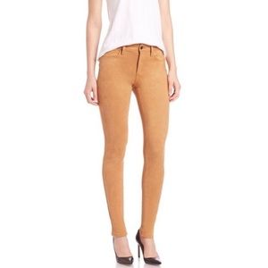 Joe’s Jeans Icon Mid Rise Suede Skinny Pants